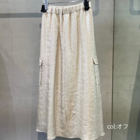 2510701 サテンカーゴスカート