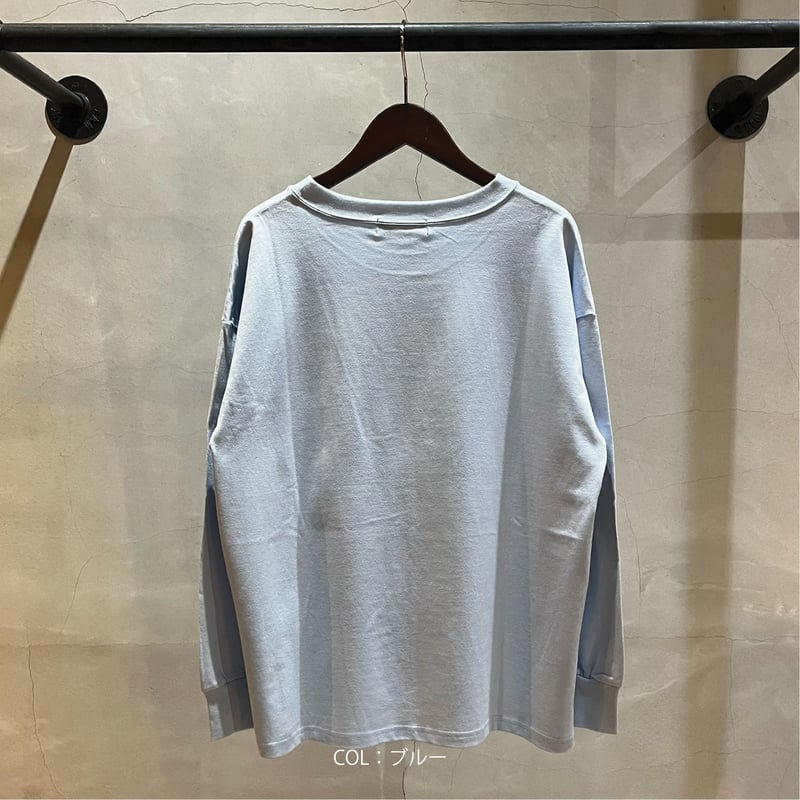 craigfiestaロンT ベアピグメントプリントロングスリーブTシャツ