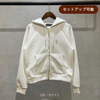 2407103　キルティングボンディングパーカー