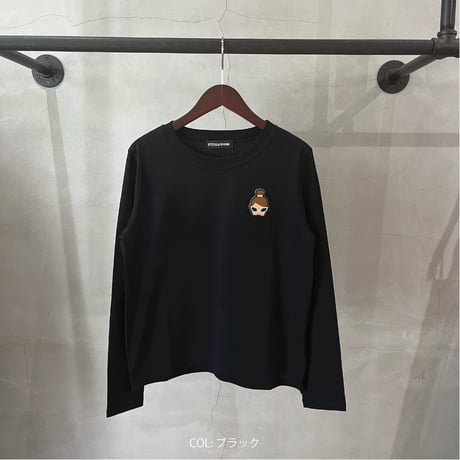 2407110 クリスタルキャサリンクルーネックロンT