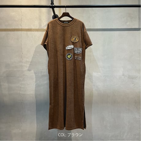 2501411 ワッペンパイルワンピース