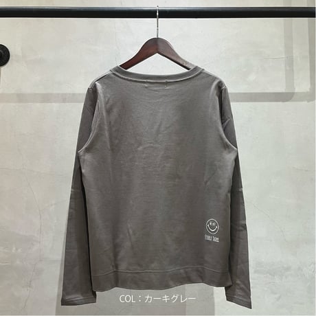 2407111　クリスタルコマツクルーネックロンT