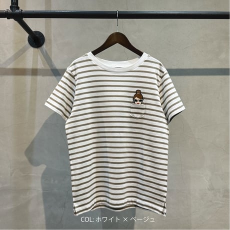 2201117 キャサリンボーダーTシャツ