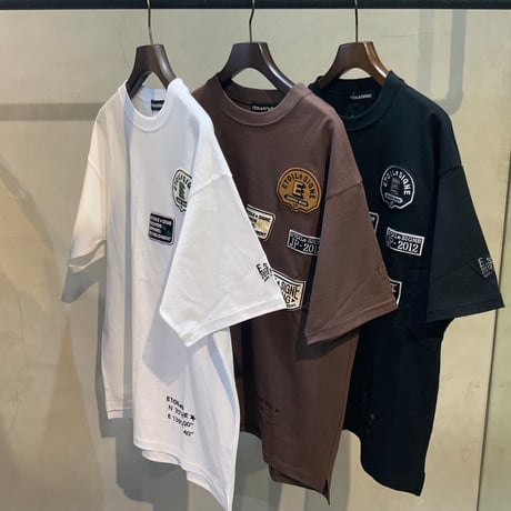 2501120 ユニセックスワッペン半袖Tシャツシャツ