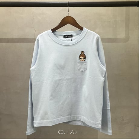 2407110 クリスタルキャサリンクルーネックロンT