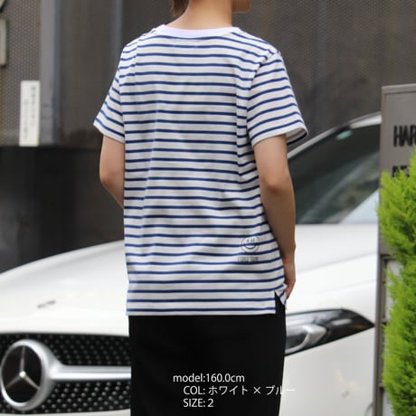 2201117 キャサリンボーダーTシャツ