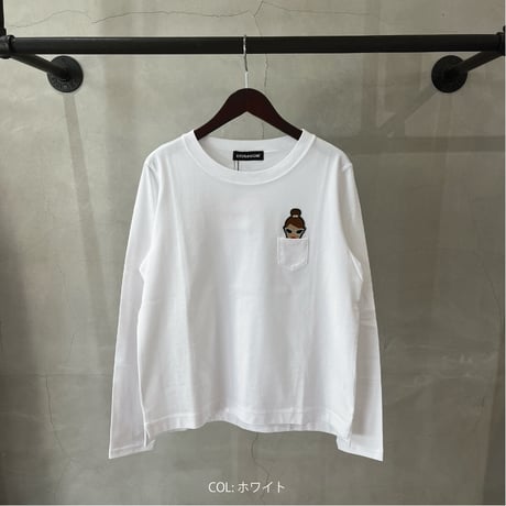 2407110 クリスタルキャサリンクルーネックロンT