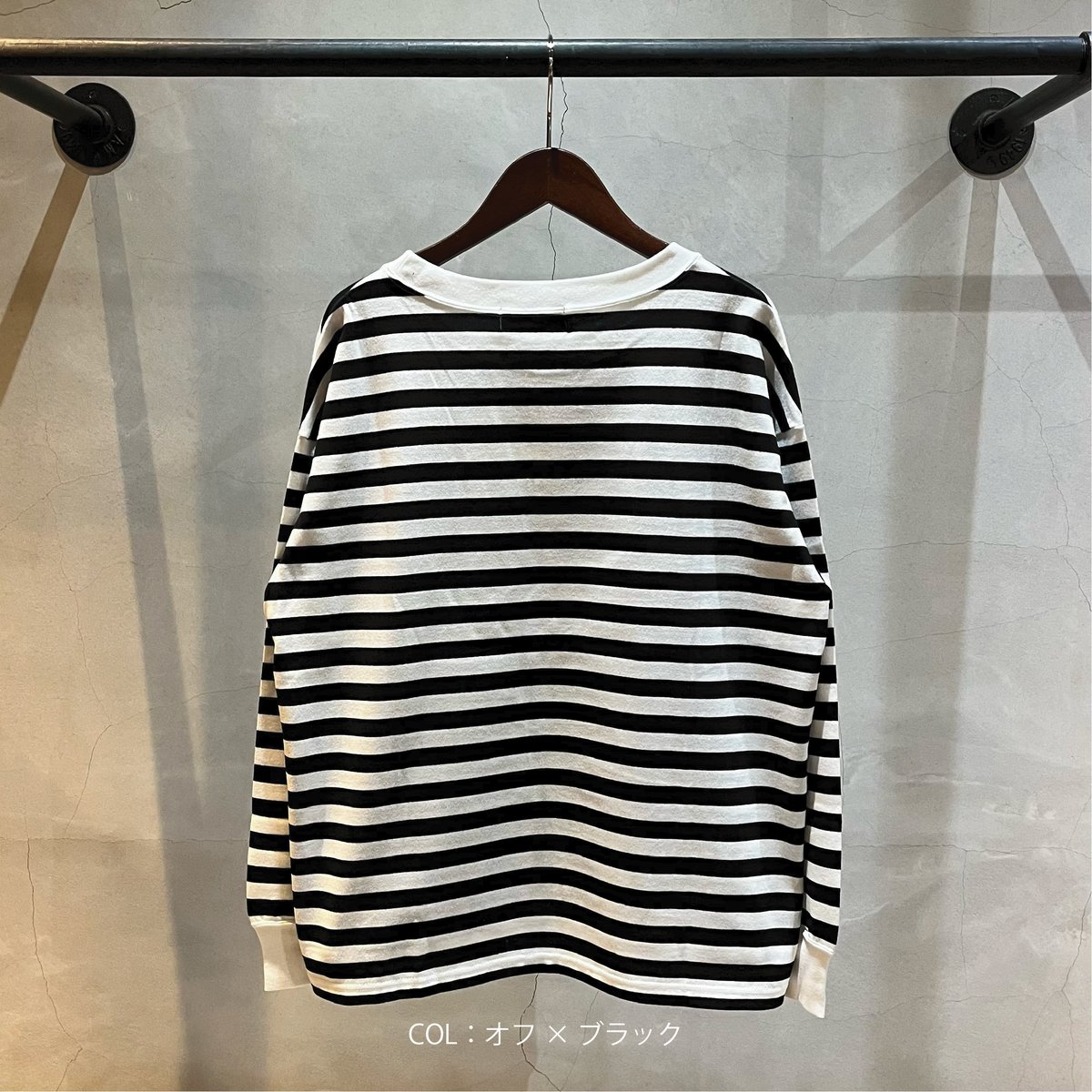 CHEERFUL WEDNESDAY ロンT CHEERFUL WEDNESDAY Mulch Border Shirt