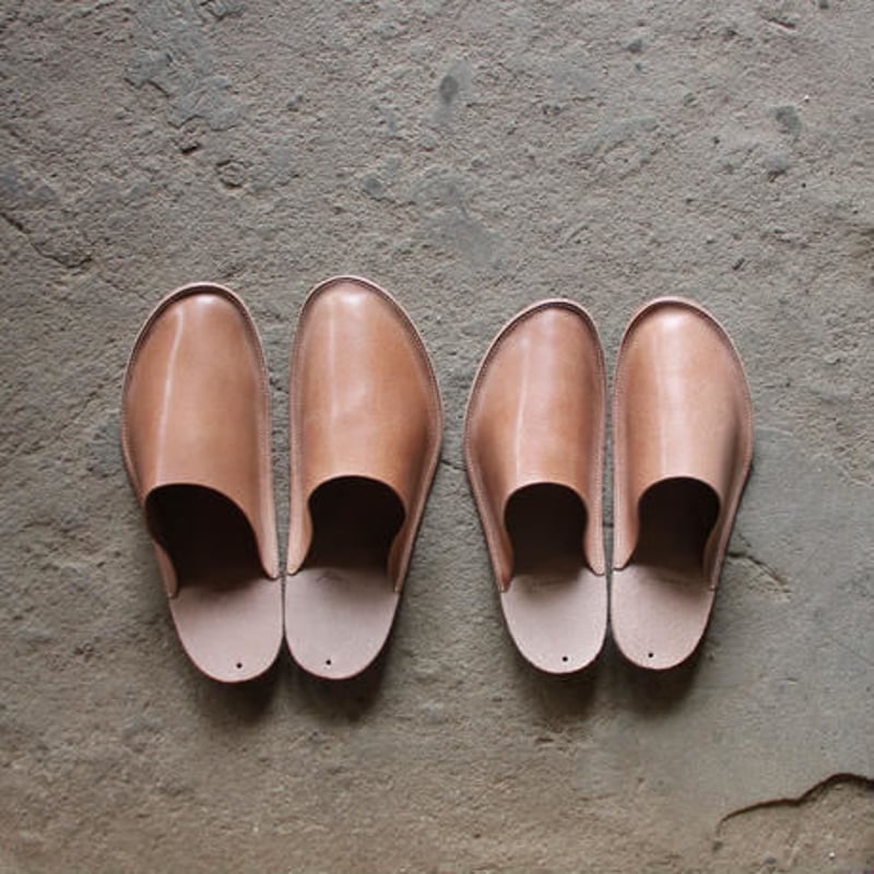 レザールームシューズ(底付き:受注製作) | On the river WEB STORE