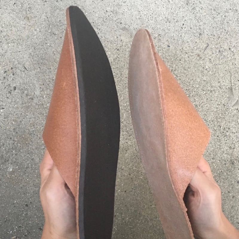 レザールームシューズ(底なし:受注製作) | On the river WEB STORE