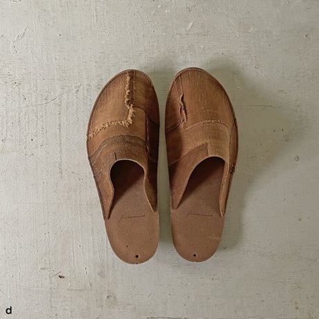 継ぎ接ぎ端布のルームシューズ　L / M
