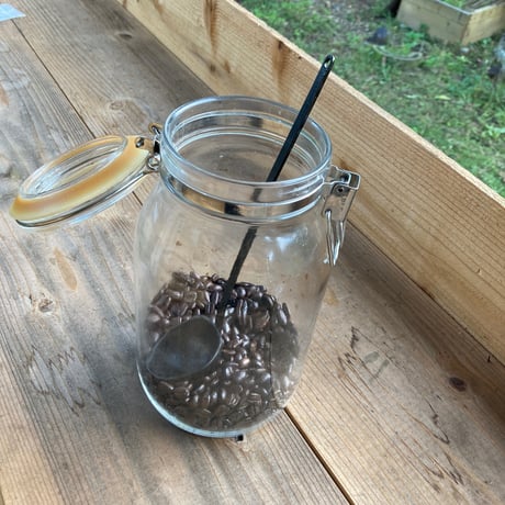coffee bean long spoon