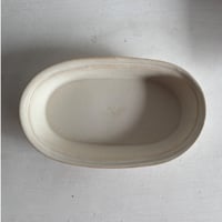 耐熱楕円グラタン皿　白