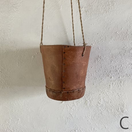 Hanging Planter Pot   (Natural/White)