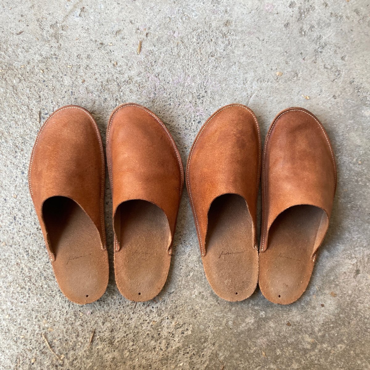 レザールームシューズ(底付き:受注製作) | On the river WEB STORE