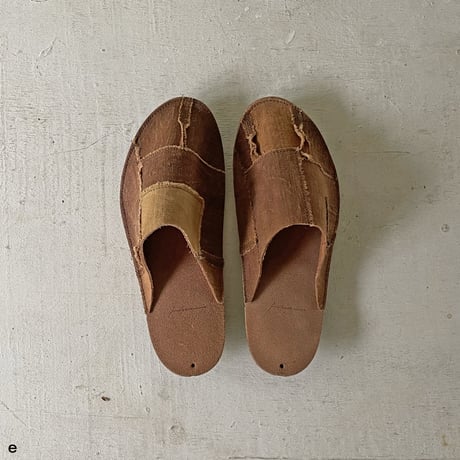 継ぎ接ぎ端布のルームシューズ　L / M