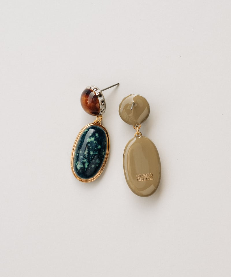 2連オーバル 【ピアス】 | chasochimi