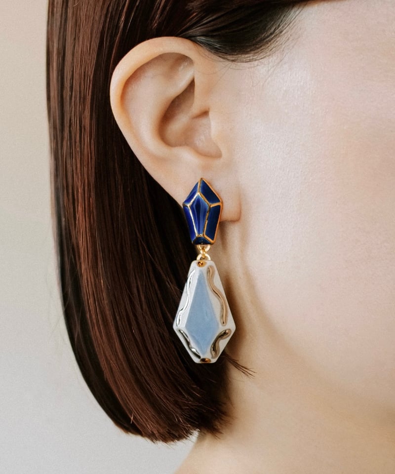 2連しずく型【ピアス】青系 A,B | chasochimi