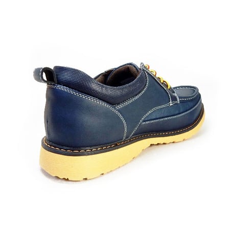 ALPHA CUBIC jeans Uモカ カジュアルシューズ ネイビー（紺）ワイズ3E（EEE）28cm、29cm、30cm【大きいサイズ（ビッグサイズ）メンズ紳士靴】 (ACJ0410-NV)