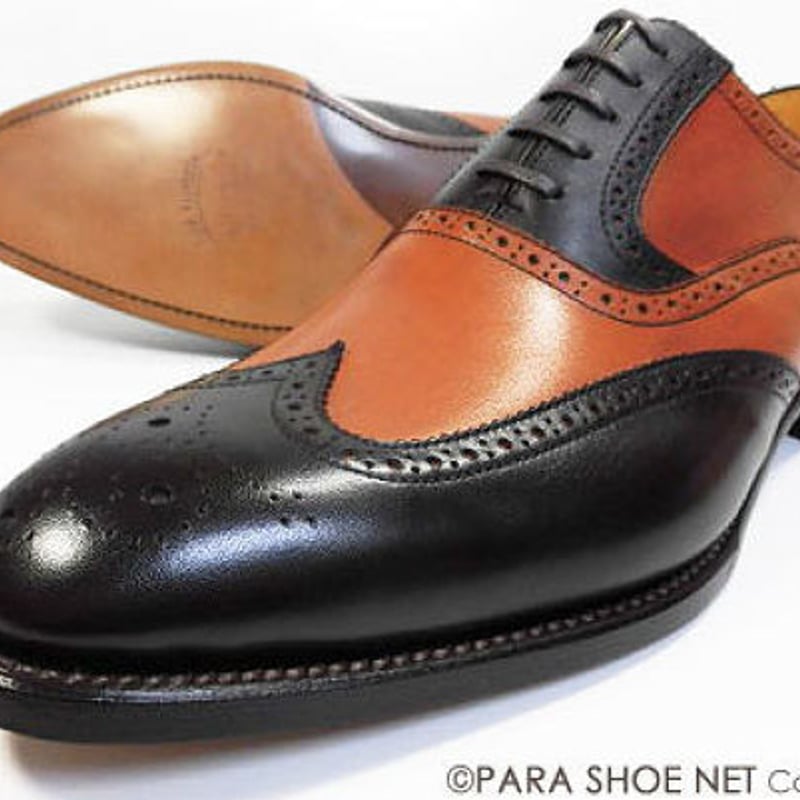 PARASHOE 本革底(レザーソール)ウィングチップ(コンビカラー PARASHOE 本革底(レザーソール)ウィングチップ(コンビカラー