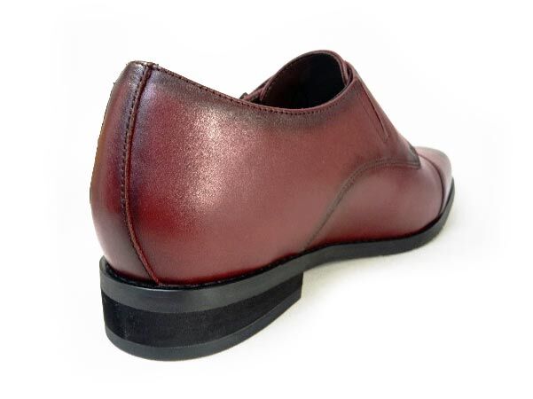 PARASHOE 本革 ダブルモンクストラップ シークレットヒールアップ