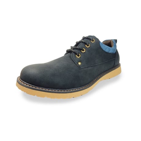ALPHA CUBIC jeans プレーントゥ カジュアルシューズ 黒 ワイズ3E（EEE）28cm、29cm、30cm【大きいサイズ（ビッグサイズ）メンズ紳士靴】 (ACJ0400-BLK)