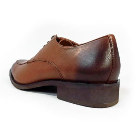 PARASHOE 本革 Uチップ ビジネスシューズ 茶色 3E 22cm、22.5cm、23cm、23.5cm、24cm【小さいサイズ 革靴】（PS-1802-BR）