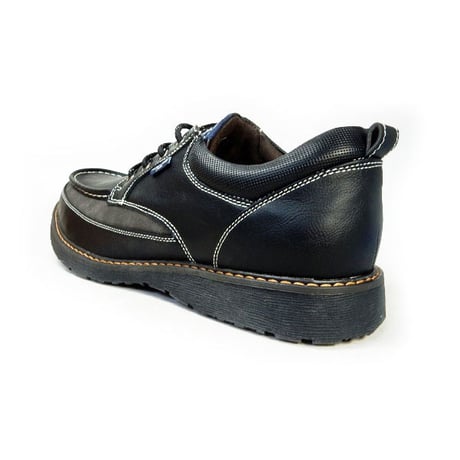 ALPHA CUBIC jeans Uモカ カジュアルシューズ ブラック（黒）ワイズ3E（EEE）28cm、29cm、30cm【大きいサイズ（ビッグサイズ）メンズ紳士靴】 (ACJ0410-BLK)