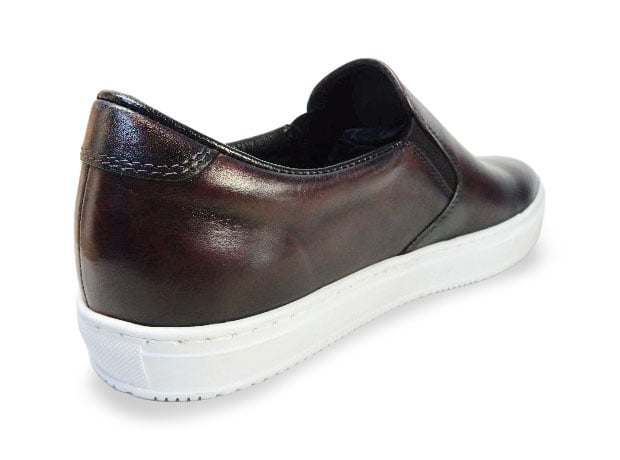 PARASHOE 本革 スリッポン レザースニーカー カジュアルシューズ