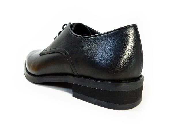 サービスシューズ　ドレスシューズ　27.5 cm EEE幅 PARASHOE 本革 プレーントゥ ビジネスシューズ 黒 3E（EEE）22cm