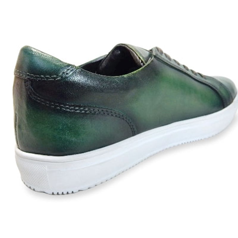 PARASHOE 本革 レースアップ レザースニーカー カジュアルシューズ 手