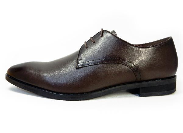 専用　4足24.5cm PARASHOE 本革プレーントゥ ビジネスシューズ 濃茶 4E 27.5cm