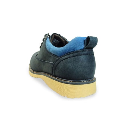 ALPHA CUBIC jeans プレーントゥ カジュアルシューズ 黒 ワイズ3E（EEE）28cm、29cm、30cm【大きいサイズ（ビッグサイズ）メンズ紳士靴】 (ACJ0400-BLK)
