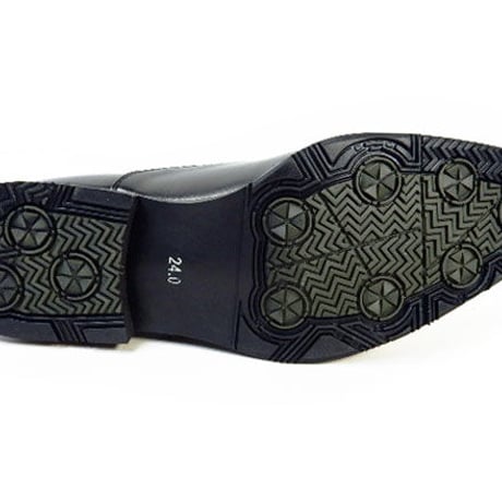 PARASHOE 内羽根ストレートチップ 防滑ビジネスシューズ 黒  23cm（23.0cm）23.5cm、24cm（24.0cm）【小さいサイズ紳士靴/PS11210-BLK】