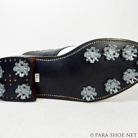 PARASHOE 本革 ハンドメイド クラシック ゴルフシューズ サドル（白×黒）3E（EEE） サイズ23cm～28cm（PSY-G101M）