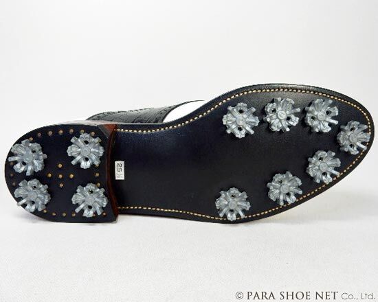 PARASHOE 本革 ハンドメイド クラシック ゴルフシューズ サドル PARASHOE 本革 ハンドメイド クラシック ゴルフシューズ サドル
