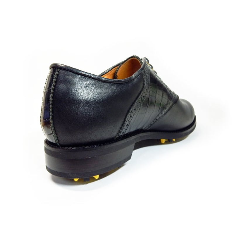 美品|フェラガモ|ゴルフシューズ|クロコダイル型押し|茶|5C|22cm 美品|フェラガモ|ゴルフシューズ|クロコダイル型押し|茶|5C|22cm