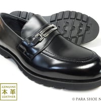 匠（TAKASHI）本革 ビットローファー ビジネスシューズ 幅広Gワイズ（6E）黒［革靴・大きいサイズ 27.5cm、28cm、28.5cm、29cm、30cm 有］(PTT27G-BLK)