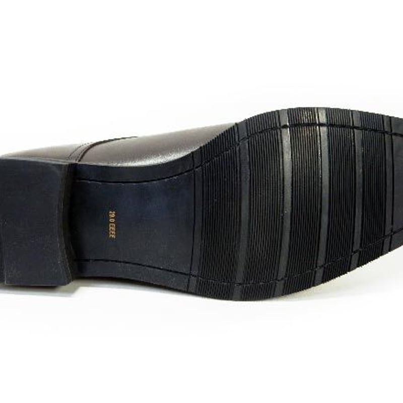 PARASHOE 本革プレーントゥ ビジネスシューズ 濃茶 4E 27.5cm、28cm、28