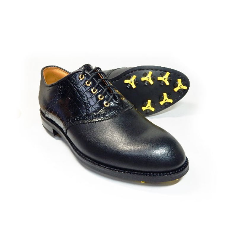 LAMBDA ゴルフ　靴　レザー　型押し　紐　ヨーロッパ　手作り LAMBDA ゴルフ 靴 レザー 型押し 紐 ヨーロッパ 手作り