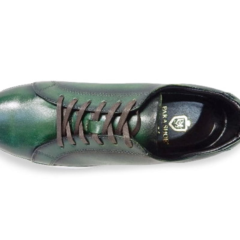 PARASHOE 本革 レースアップ レザースニーカー カジュアル