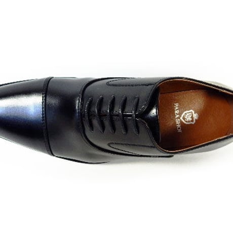PARASHOE 内羽根ストレートチップ 防滑ビジネスシューズ 黒  23cm（23.0cm）23.5cm、24cm（24.0cm）【小さいサイズ紳士靴/PS11210-BLK】