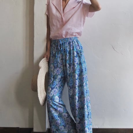 floral relax pants
