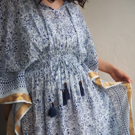 cotton caftan dress