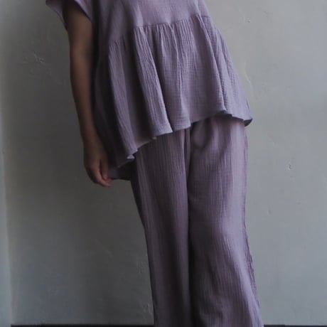 gaze cotton 3way blouse