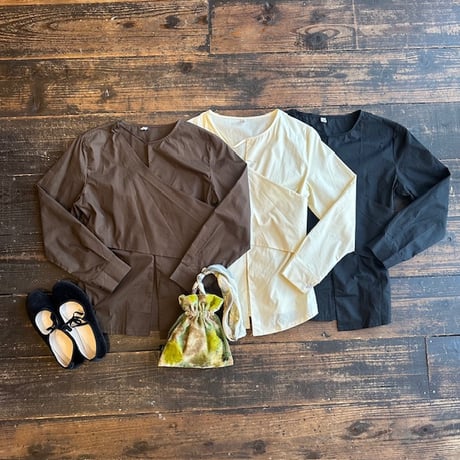 belt asymmetric blouse