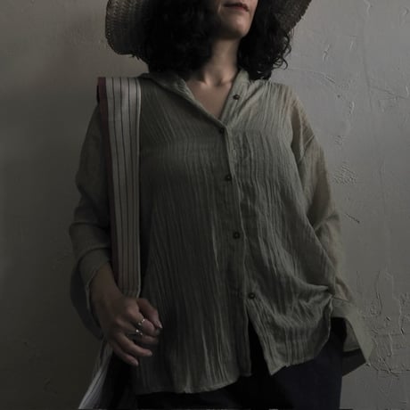 gaze cotton shirt - cold colors -