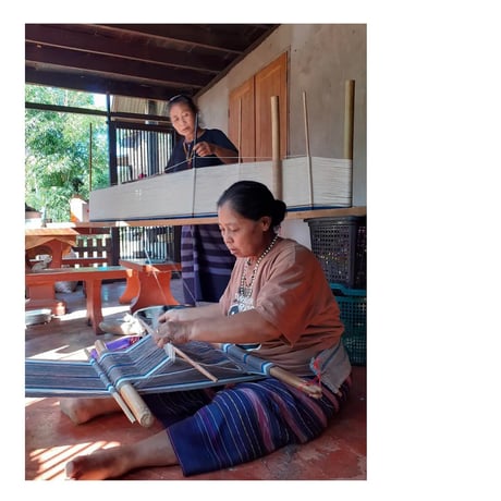 hand weaving middle gown