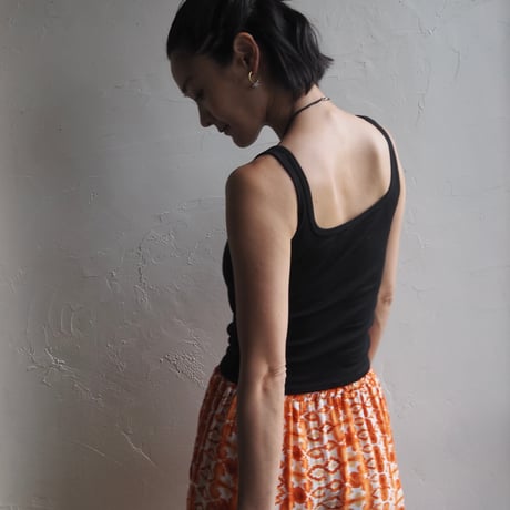 Padded ribbed tank top