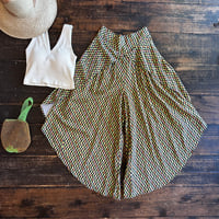 flare side up relax pants